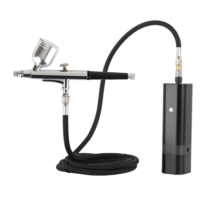 Nagynyomású Airbrush Kit csésze Cserélhető vezeték nélküli szórópisztoly